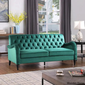 Sullivan Modern 3 Seater Sofa In Chesterfield Style - Wooden Bazar