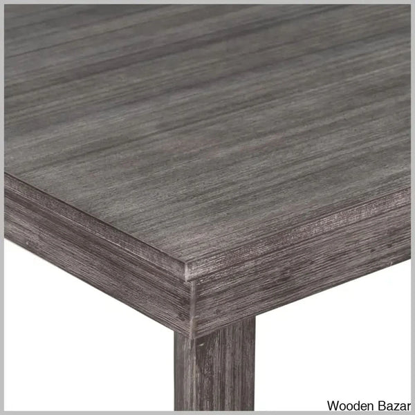 Talcott Modern 4 Seater Dining Table Set - Wooden Bazar