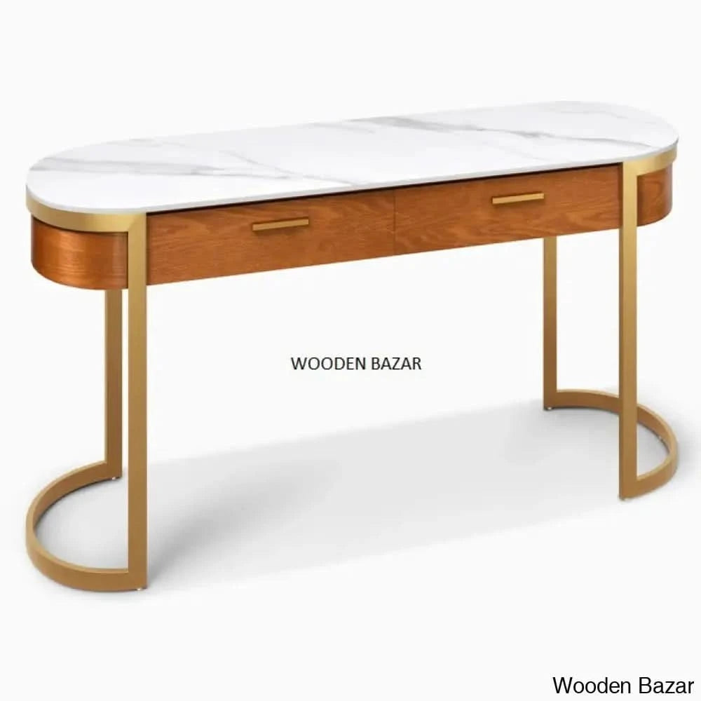 Glass Couch Table - Console Table