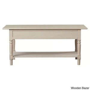 Tuoi Solid Wood Coffee And Center Table
