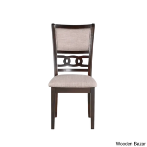 Twain Modern 4 Seater Solid Wood Top Dining Table Set