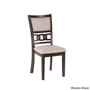Twain Modern 4 Seater Solid Wood Top Dining Table Set