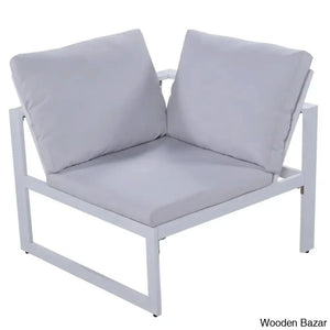 U_Style Industrial Outdoor Sofa Set - 2 Loveseats 1 Single Benches & Table For Versatile Patio