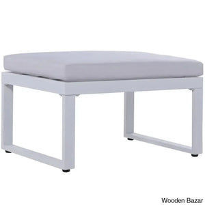 U_Style Industrial Outdoor Sofa Set - 2 Loveseats 1 Single Benches & Table For Versatile Patio