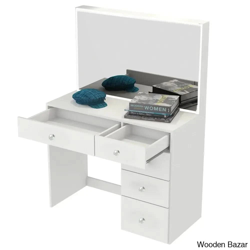 Vanity Dressing Table With Mirror And Light