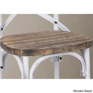 Vealem Swivel Yahir Bar Stool Counter Height Stools Dinning Chair