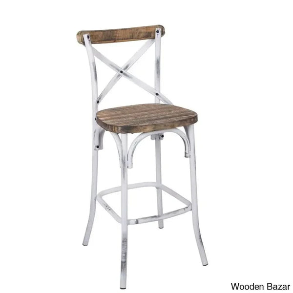 Vealem Swivel Yahir Bar Stool Counter Height Stools Dinning Chair