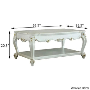 Vestavian Solid Wood Coffee And Center Table