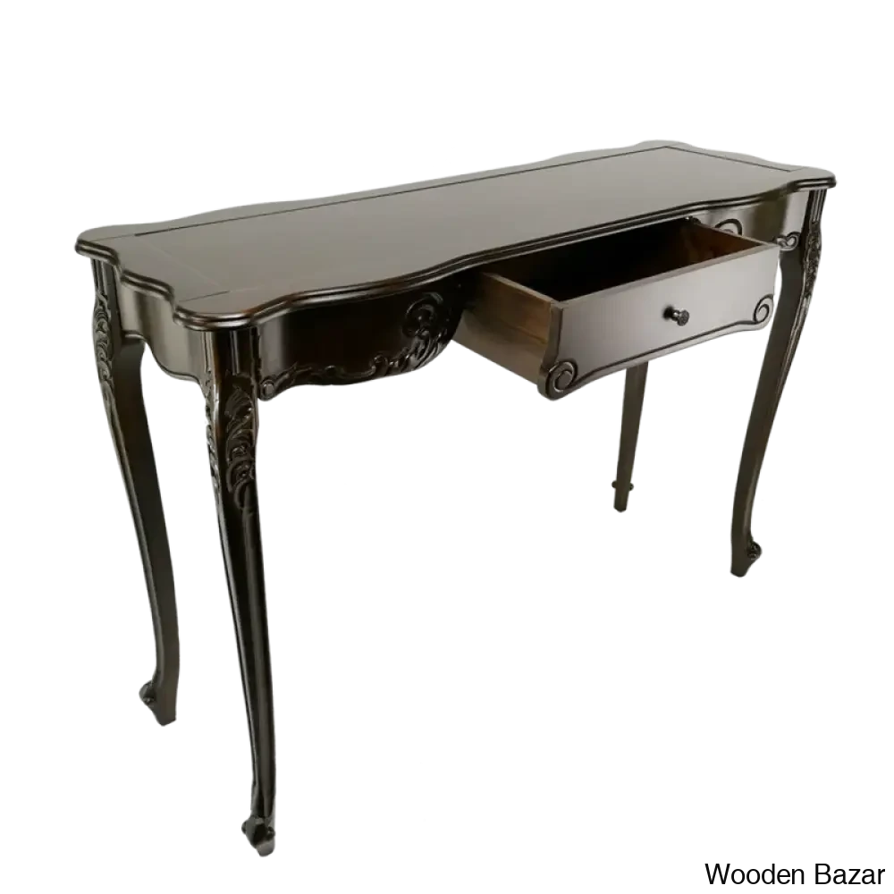 Small Wood End Table - Console Table
