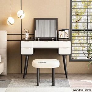 Watlington Vanity Dressing Table With Mirror And Stool