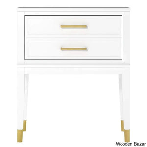 Bedside Table - Wooden Bazar