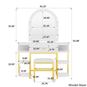 White Dressing Table-9