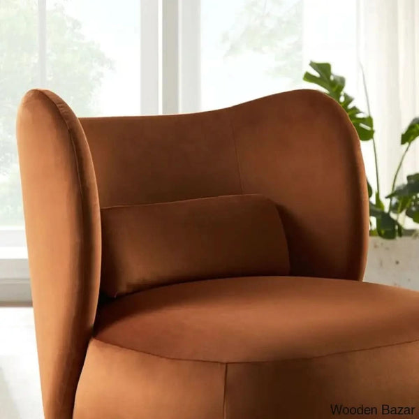 Velvet Arm Chair-2