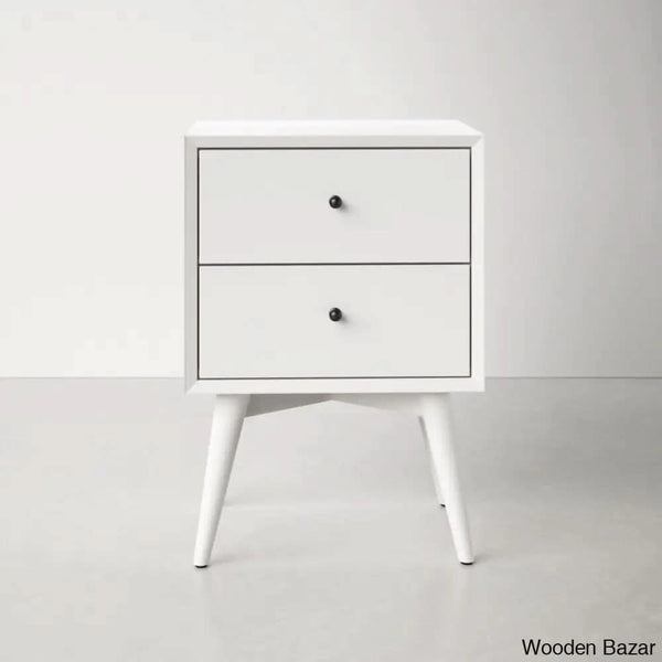 Bedside Table - Wooden Bazar