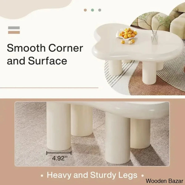 Wing 39.4’’ Cloud Coffee And Center Table