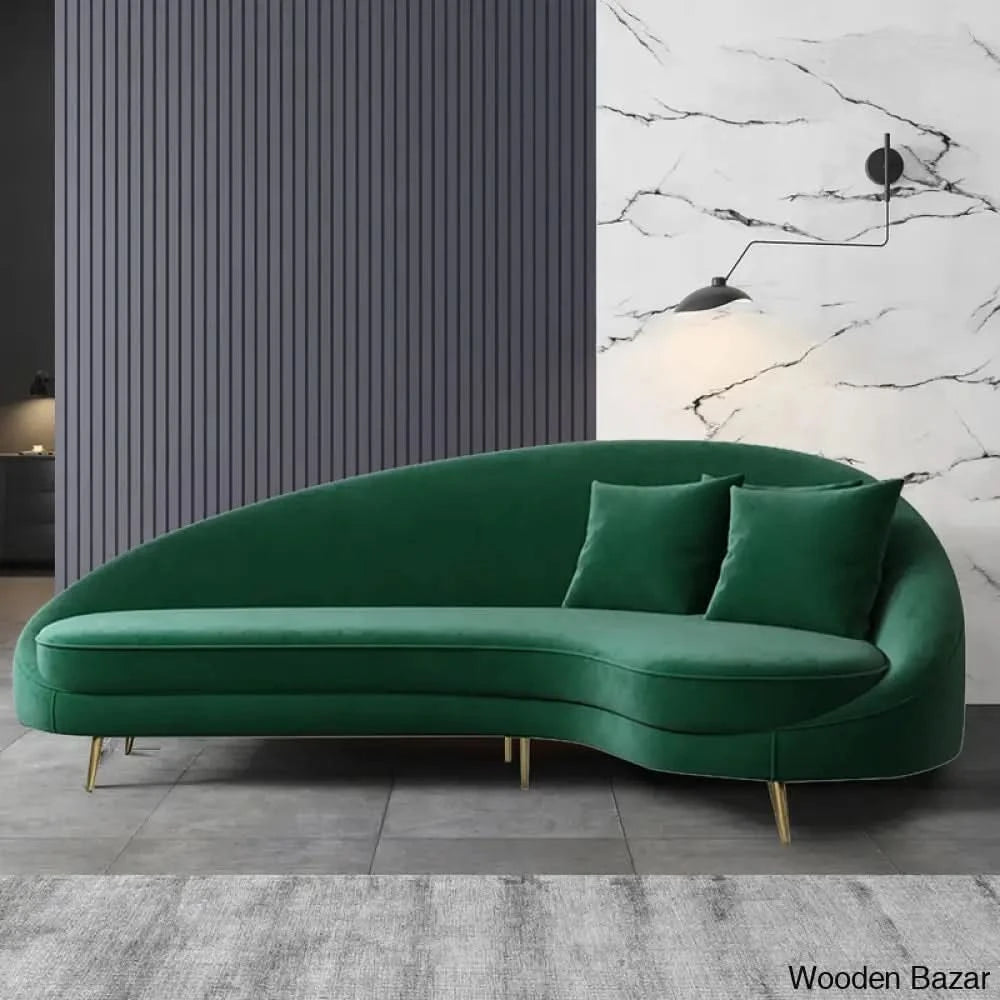 Luxury Curved 3 Seater Sofa
