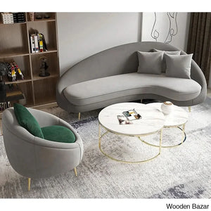 Luxury Curved 3 Seater Sofa-27