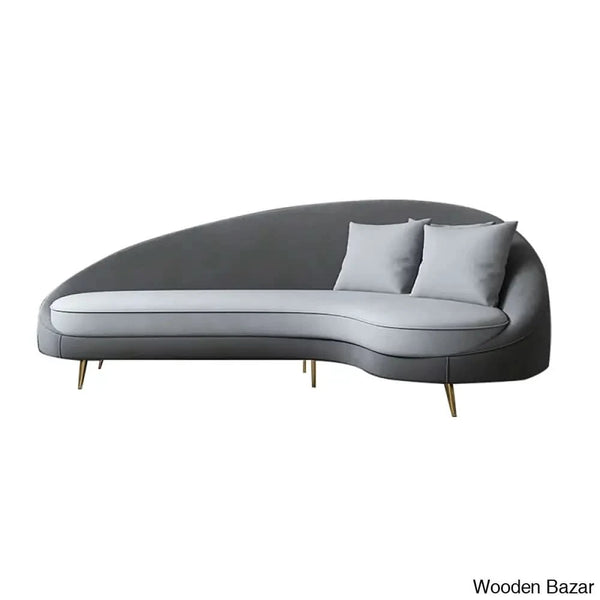 Luxury Curved 3 Seater Sofa-25