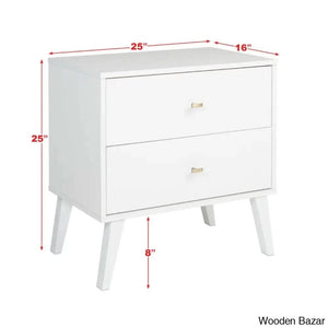 Bedside Table - Wooden Bazar