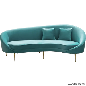 Wooden Bazar Curved Sofa-12