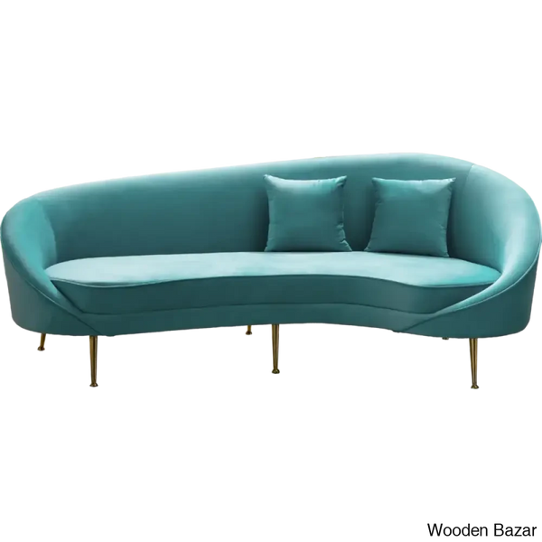 Wooden Bazar Curved Sofa-12