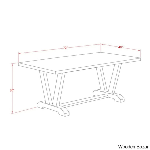 dining set - Wooden Bazar