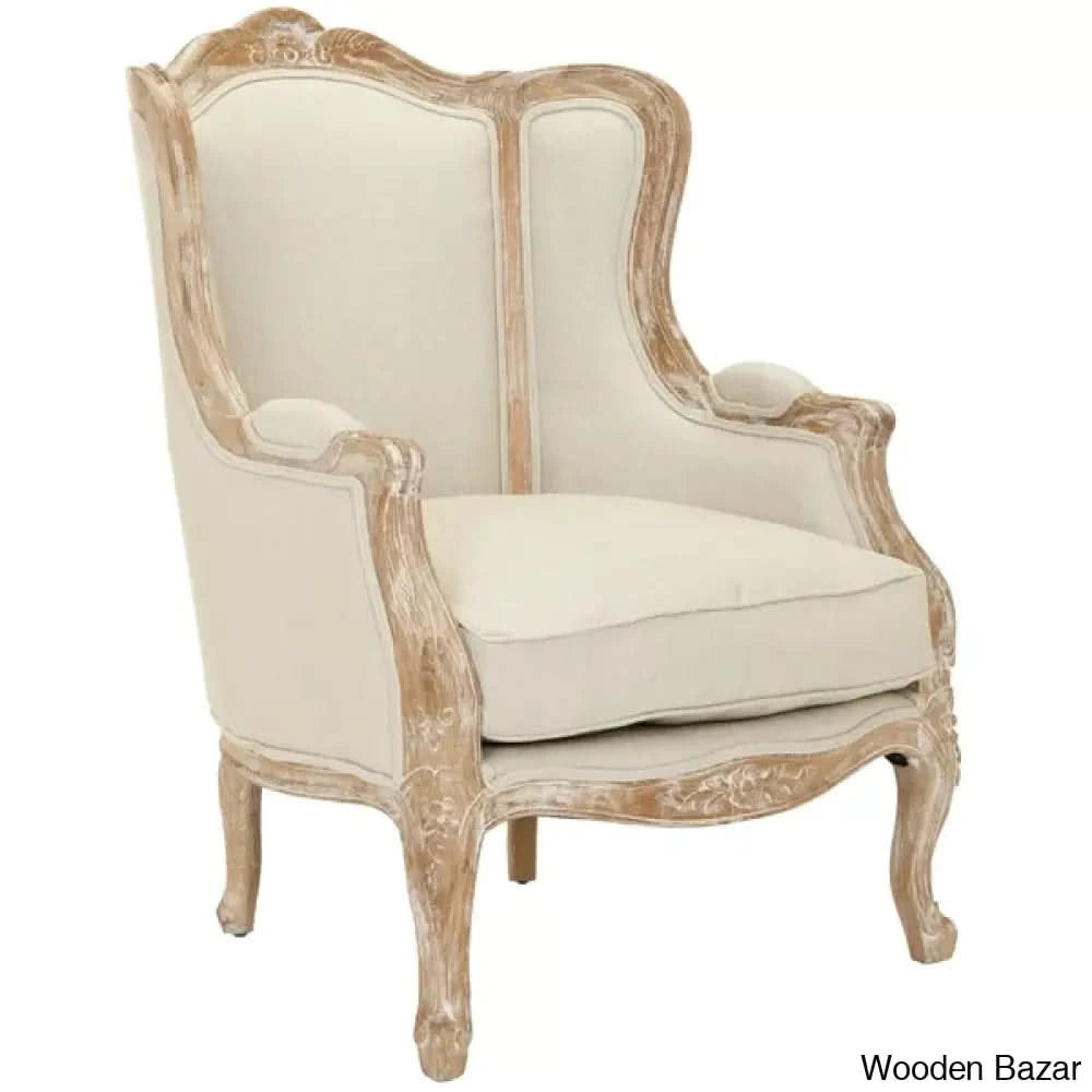 This Chair For Bedroom with and wonderful carving design having more fabric option.