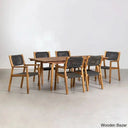Wren Modern Wooden Dining Table Set For Serene Gatherings Black