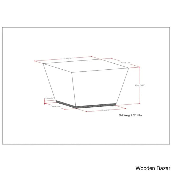 Wrenthams Square Coffee And Center Table