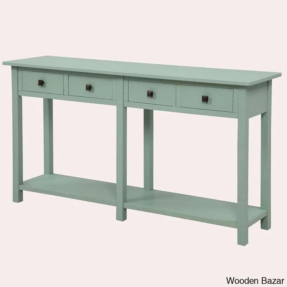 Carved Side Table - Console Table 