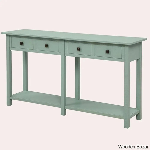 Carved Side Table - Console Table 