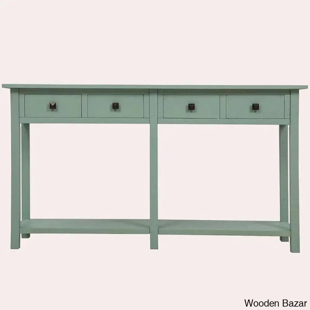 Carved Side Table - Console Table 