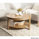 Yeezi Modern Coffee And Center Table - Wooden Bazar Natural