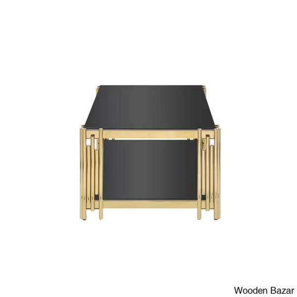 Yennyl Glass Top Coffee And Center Table
