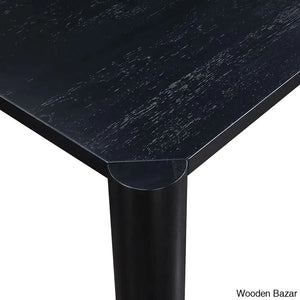 Yorick Elegantly Designed Teak Wood Post Dining Table - Wooden Bazar