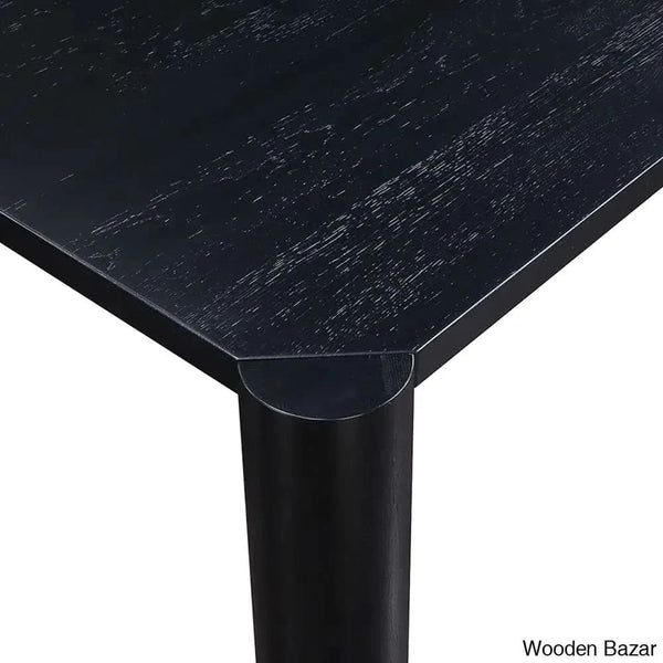 Yorick Elegantly Designed Teak Wood Post Dining Table - Wooden Bazar