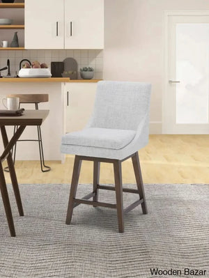 Zaharax Swivel Upholstered 26’’ Counter And Bar Stool