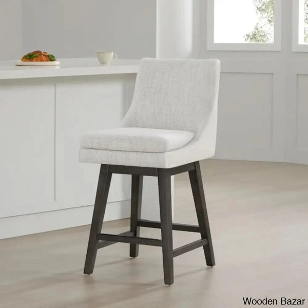Zaharax Swivel Upholstered 26’’ Counter And Bar Stool
