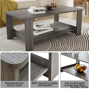 Zaibu Coffee And Center Table
