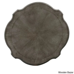 Zula Round Cocktail Table W/ Casters Coffee And Center