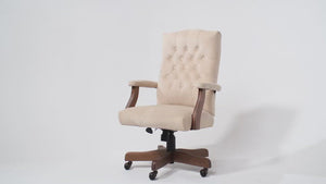State Line Velvet Executive Chair
