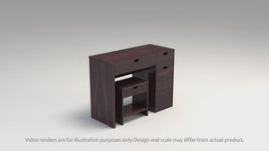 Wooden Bazar Smariti Vanity dressing table design with stool with mirror