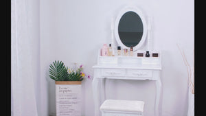 Wooden Bazar Damascus Vanity dressing table